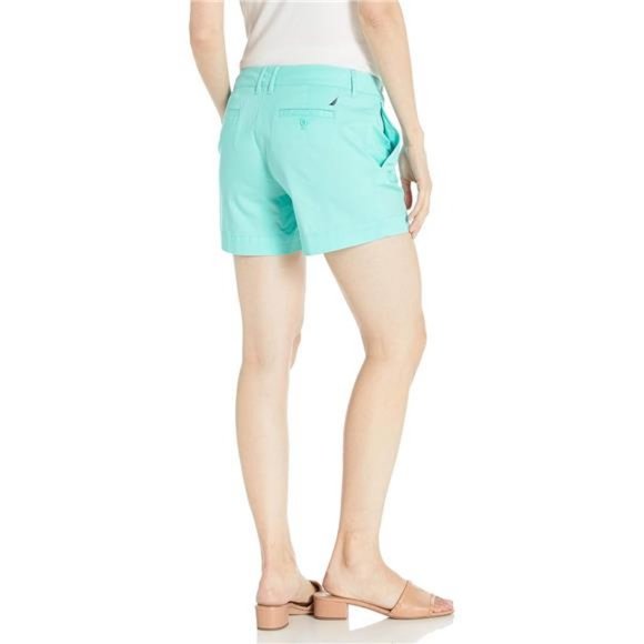 Women's Comfort Tailored Stretch Cotton Solid and Novelty Short - Picture 3 of 4